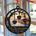 Memorial, Family - Memorial Your Memories Are The Light - Personalized Window Hanging Suncatcher Ornament