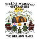 Making Memories One Campsite At A Time - Gift For Camping Family - Personalized Camping Decal, Decor Decal