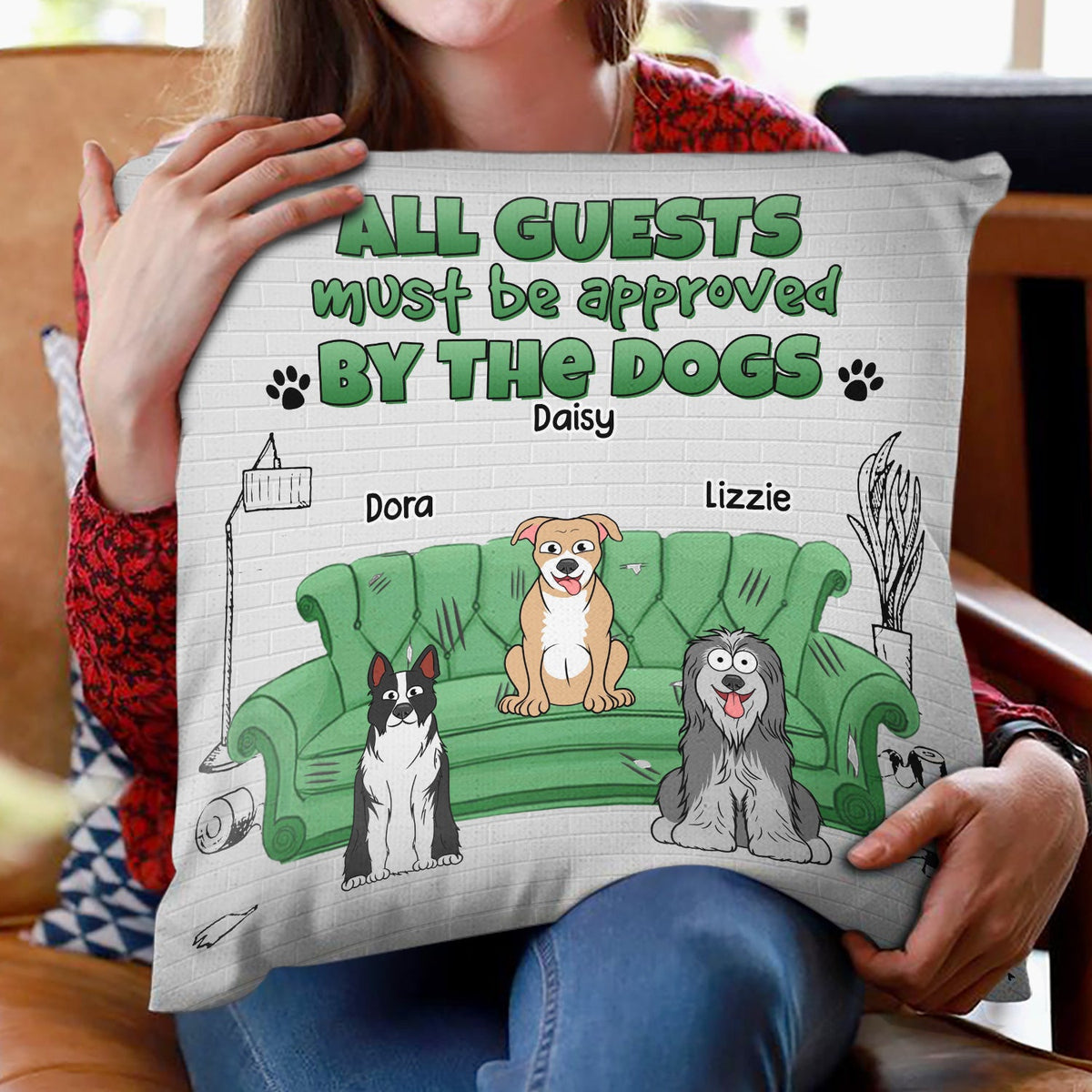 This Is My Couch - Gift For Dog Lovers - Personalized Pillow