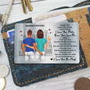 I Love You The Most - Unique Birthday Gifts, Wedding Anniversary, For Him, Husband - Personalized Aluminum Wallet Card