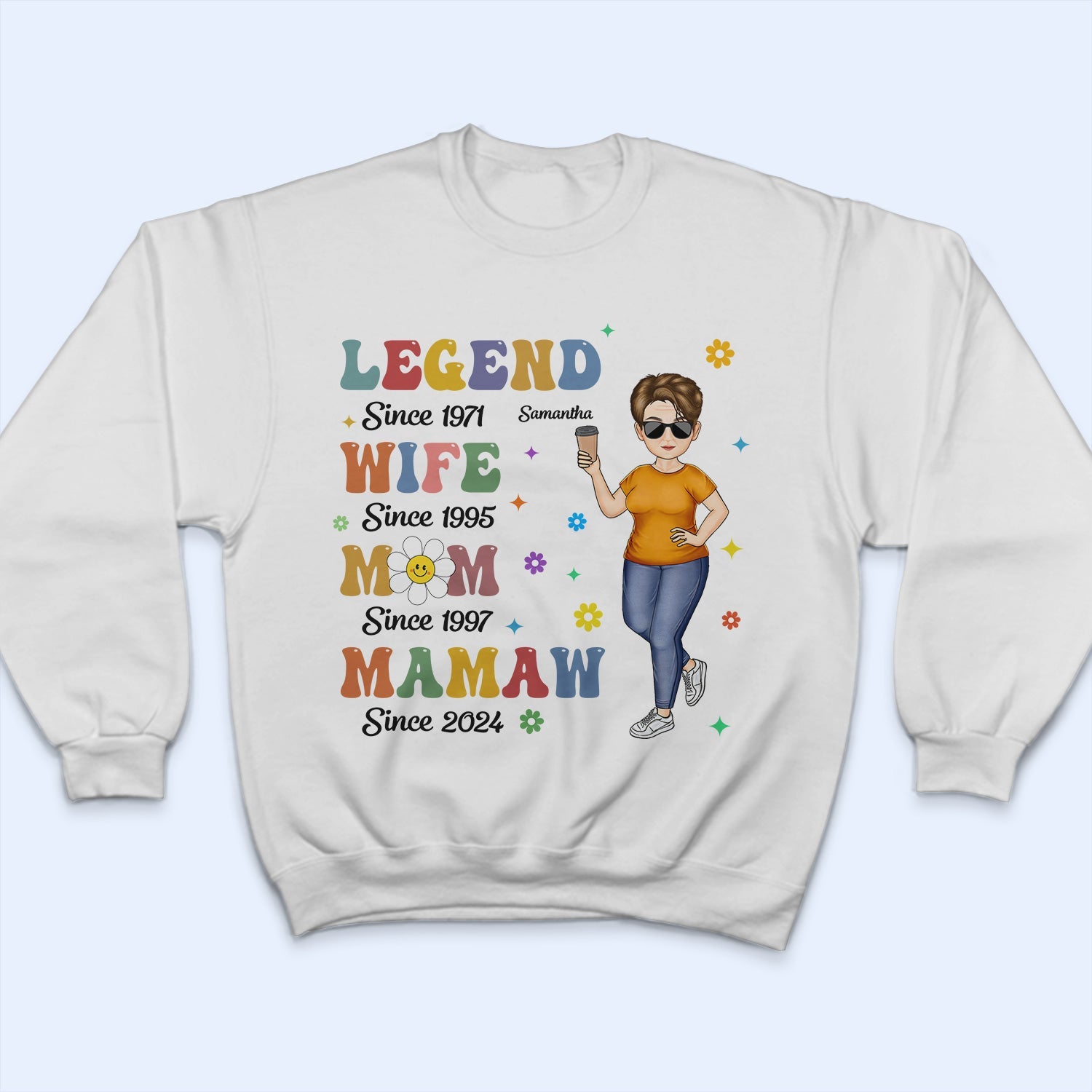 Legend Wife Mom Grandma - Birthday, Loving Gift For Mother, Grandmother - Personalized T Shirt