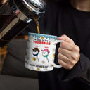 We Used To Lived In Your Balls - Gift For Fathers, Dad - 3D Inflated Effect Printed Mug, Personalized White Edge-to-Edge Mug