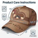 Promoted To Grandpa - Personalized Classic Cap