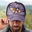 Best Dad Ever Heart - Personalized Classic Cap