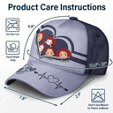 Best Dad Ever Heart - Personalized Classic Cap