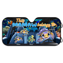 This Grandma Belongs To Turtle Summer - Personalized Auto Sunshade