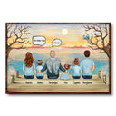 Still Talk About You Grandparents Grandkid Grandpa Grandma Skin - Memorial Gift - Personalized Custom Poster