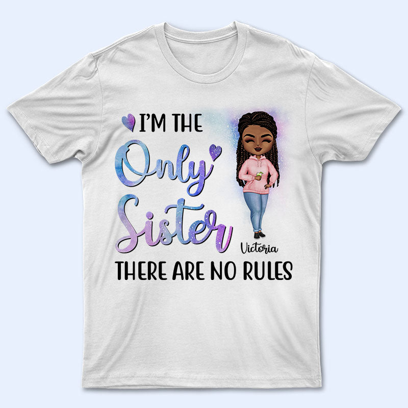 The Rules Sister Brother - Family Sibling Gift - Personalized Custom Hoodie