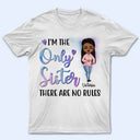 The Rules Sister Brother - Family Sibling Gift - Personalized Custom Hoodie