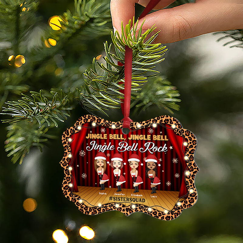 Best Friends Jingle Bell - Christmas Gift For BFF And Sisters - Personalized Custom Aluminum Ornament