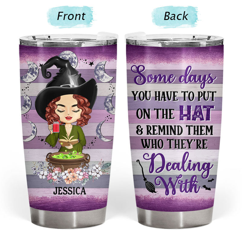 Buckle Up Buttercup You Just Flipped My Witch Switch Witchy - Witch Gifts - Personalized Custom Tumbler