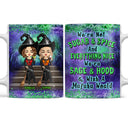 We're Not Sugar And Spice And Everything Nice Witch Best Friends - Bestie BFF Gift - Personalized Custom White Edge-to-Edge Mug