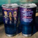 Partners In Crime Just Remember If We Get Caught Best Friends - Bestie BFF Gift - Personalized Custom 30 Oz Tumbler