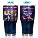 Partners In Crime Just Remember If We Get Caught Best Friends - Bestie BFF Gift - Personalized Custom 30 Oz Tumbler