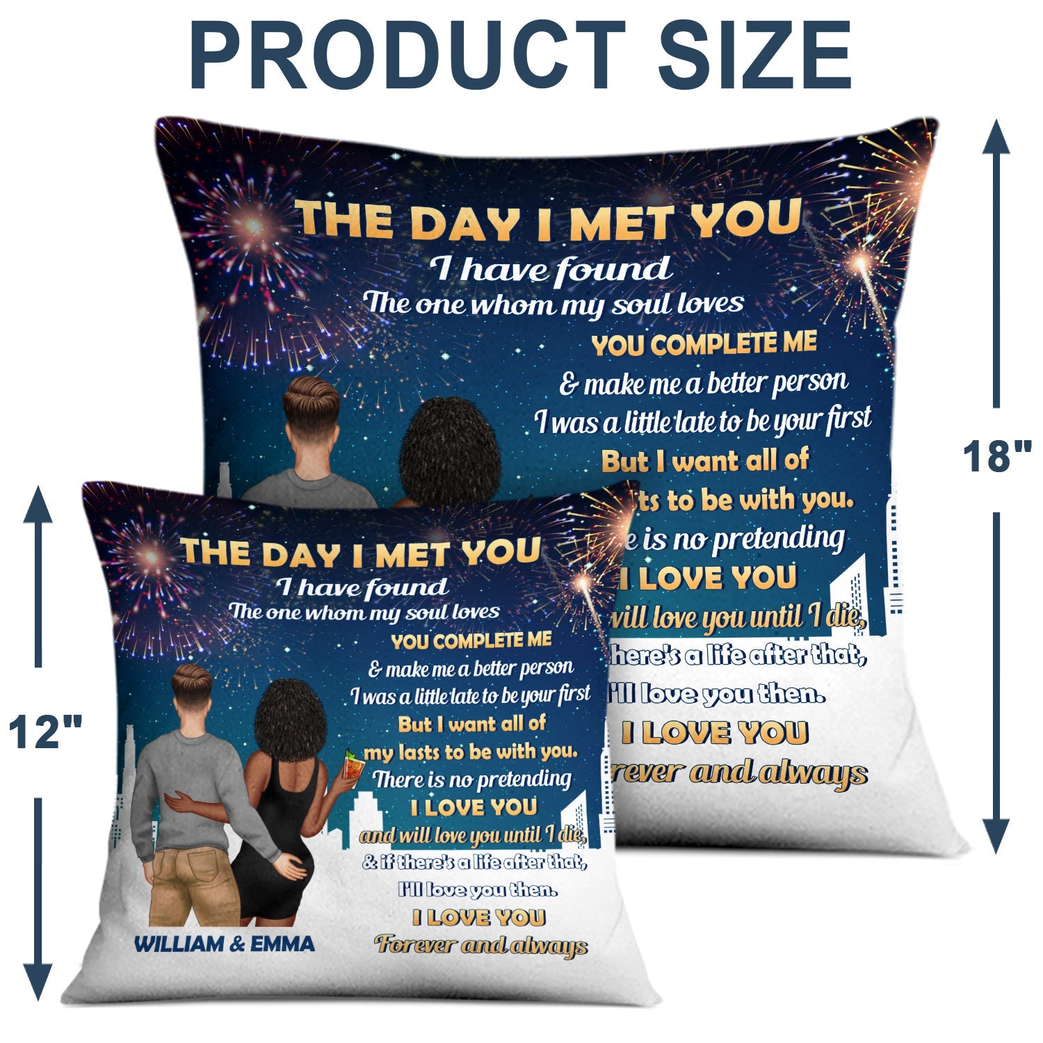 I Have Found The One - Gift For Couples - Personalized Custom Pillow