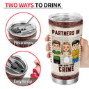 Chibi Bestie Partners In Crime If We Get Caught - Personalized Custom Tumbler