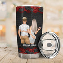 Couple You're The Only One I Want To Annoy - Gift For Couples Black Ver - Personalized Custom Tumbler