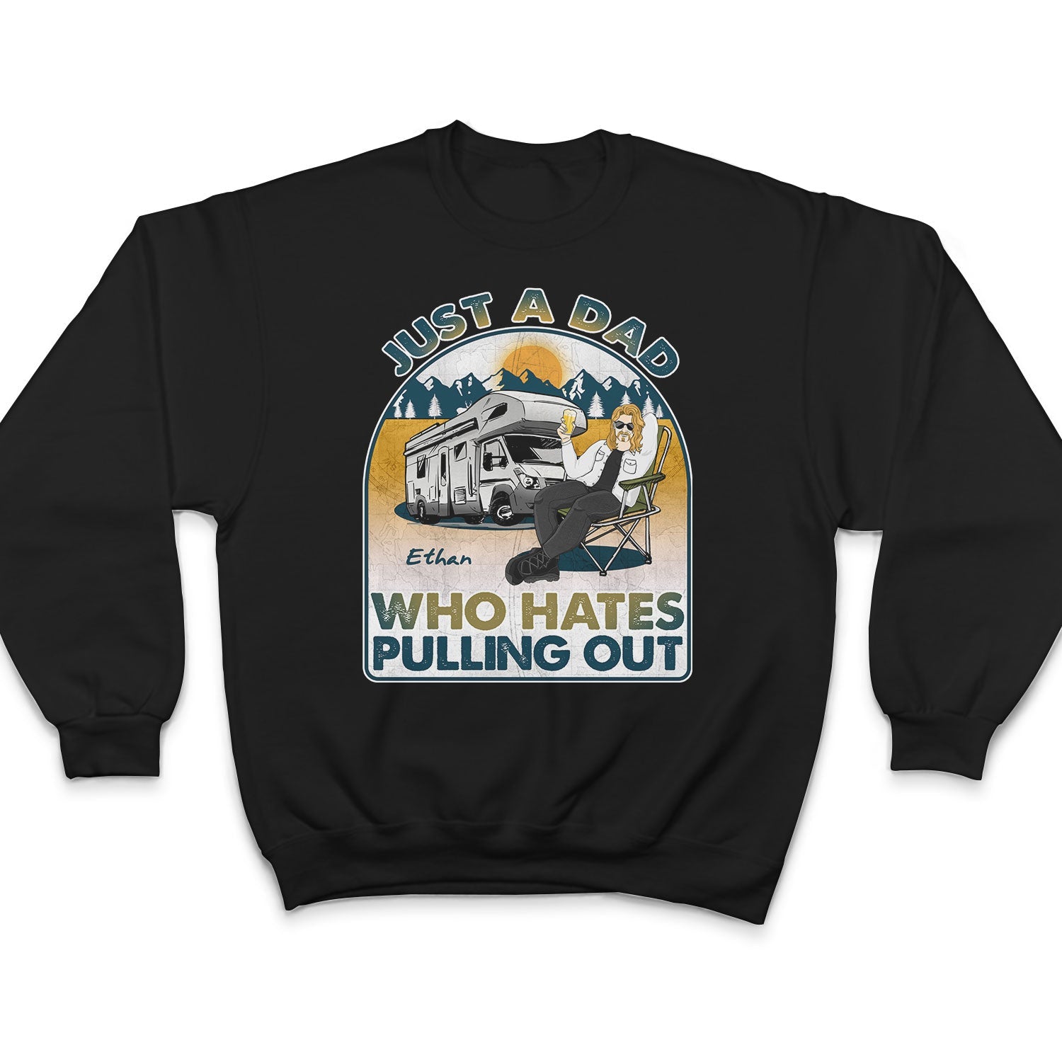 Camping Who Hates Pulling Out - Gift For Father - Personalized Custom T Shirt