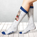 Watching Christmas Movies - Christmas Gift For Family - Personalized Socks