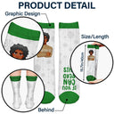 Watching Christmas Movies - Christmas Gift For Family - Personalized Socks