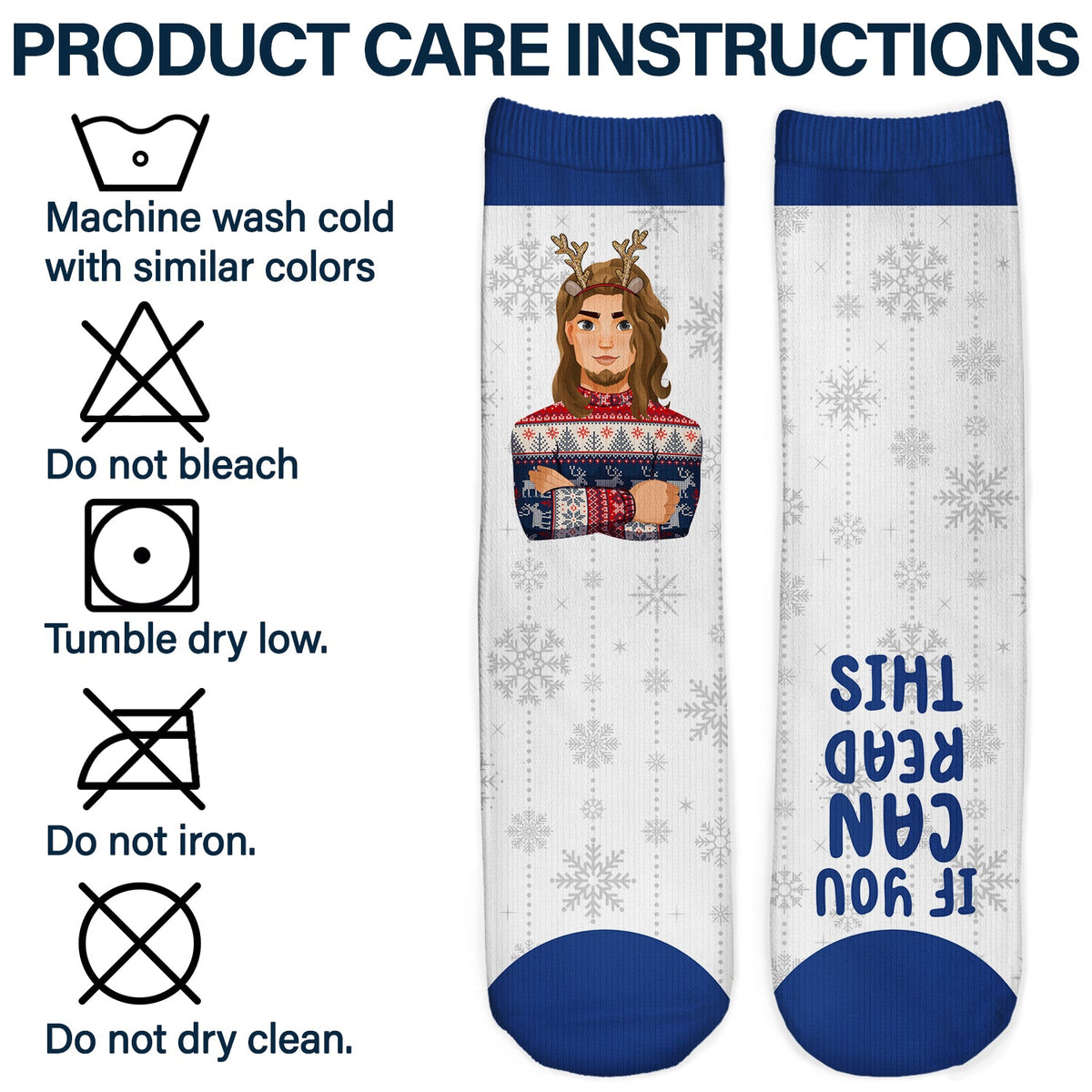 Watching Christmas Movies - Christmas Gift For Family - Personalized Socks