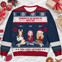 Christmas Congrats On Being My Bestie - Gift For Bestie - Personalized Unisex Ugly Sweater