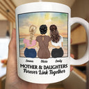 Gift For Mother, Gift For Daughter - Mom Everything I Am Is Because Of You - Personalized Mug