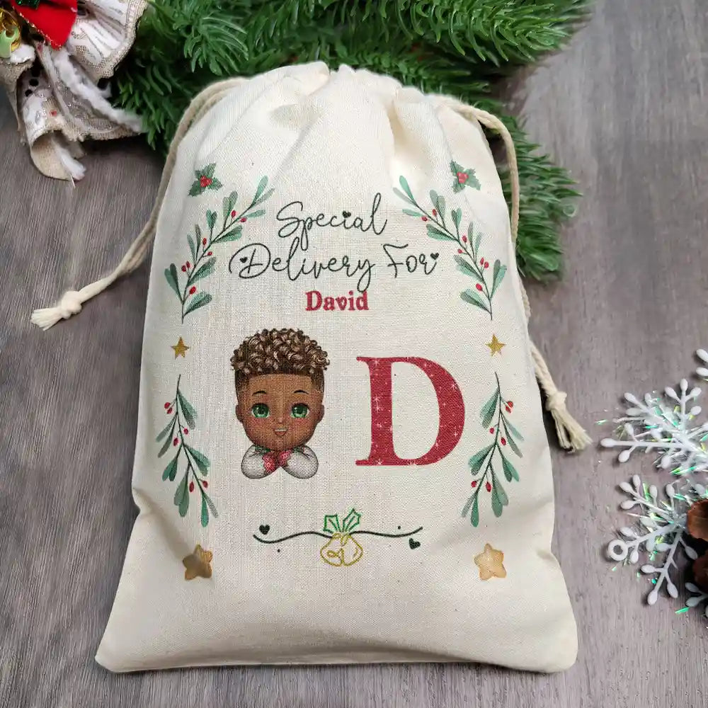 Christmas Special Delivery For Kids - Personalized Favor Bag