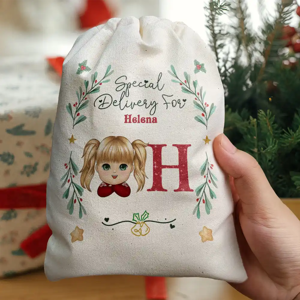 Christmas Special Delivery For Kids - Personalized Favor Bag