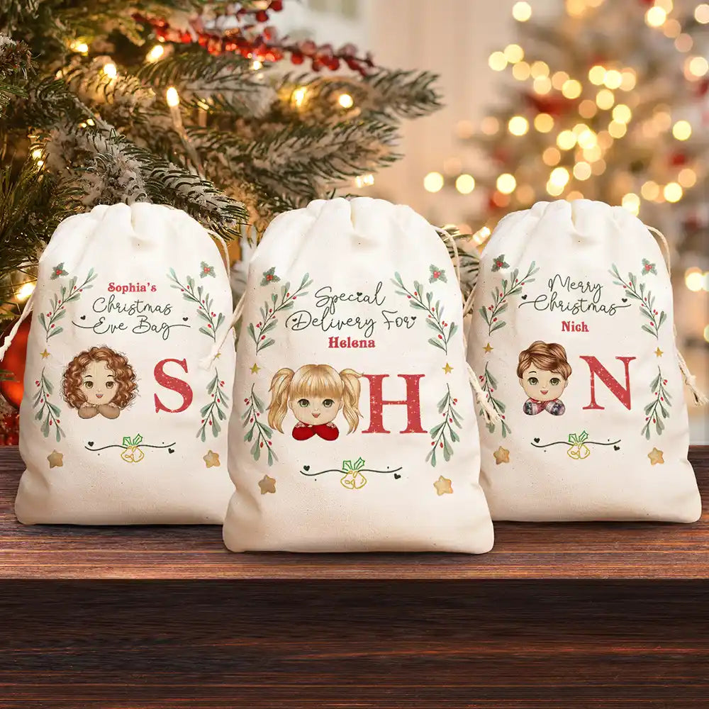 Christmas Special Delivery For Kids - Personalized Favor Bag