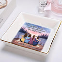 Gift For Bestie - Our Memories Are Countless Our Friendship Is Endless - Personalized Ring Dish