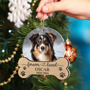 Pet Lovers - Christmas Custom Photo Memorial Forever Loved - Personalized 2-Layered Mix Ornament