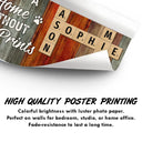 A House Is Not A Home Without Paw Prints - Personalized Poster