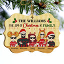 The Joy Of Christmas Is Family - Personalized Custom Wooden Ornament