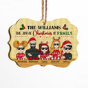 The Joy Of Christmas Is Family - Personalized Custom Wooden Ornament