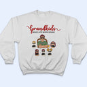 Family Grandkids Make Life More Grand - Gift For Grandparents - Personalized Custom T Shirt