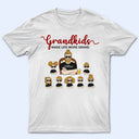 Family Grandkids Make Life More Grand - Gift For Grandparents - Personalized Custom T Shirt