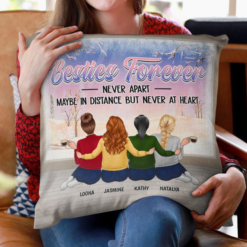 Bestie It's Not What We Have In Life - Christmas Gift For Best Friends - Personalized Custom Pillow