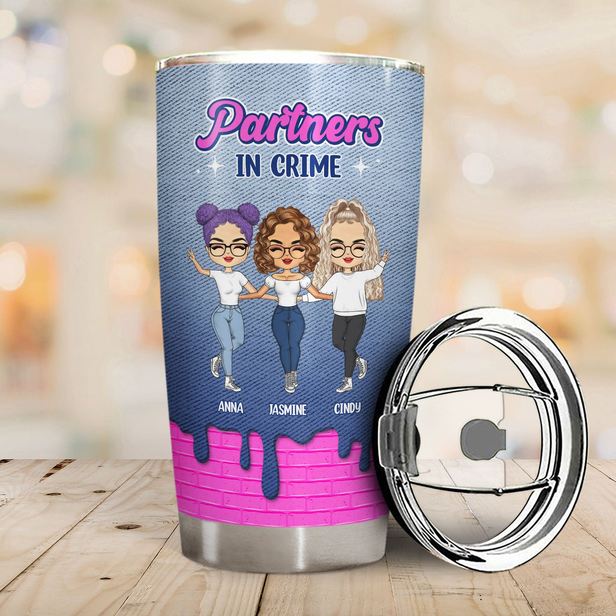 Apparently We Are Trouble - Gift For Bestie - Personalized Custom Tumbler