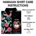 Custom Photo Legend Husband Dad Grandpa - Gift For Father - Personalized Custom Hawaiian Shirt