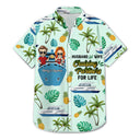 Cruising Couple Partners For Life - Gift For Couples - Personalized Custom Hawaiian Shirt