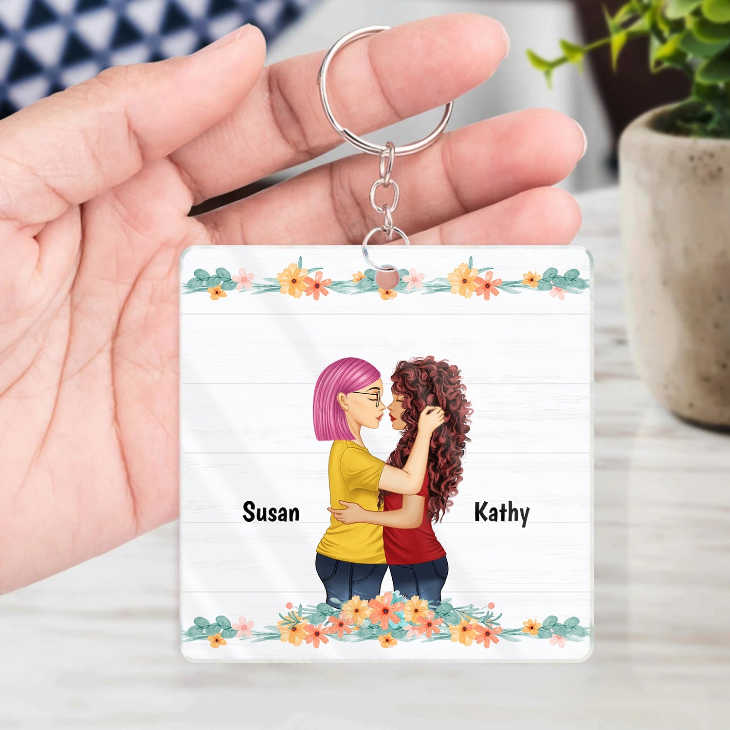 Couple You Are By Far My Favorite - Gift For Online Dating Couple - Personalized Acrylic Keychain