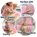 Custom Photo Life Is Better With Dog Cat - Gift For Pet Lovers - Personalized Fleece Blanket