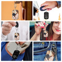 Custom Photo Calendar The Moment You Became - Gift For Mother, Father - Personalized Aluminum Keychain