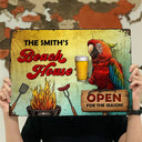 Open For The Season - Personalized Classic Metal Signs