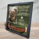 Pet Lovers, Memorial - Custom Photo Christmas Will Never Be The Same Without You - Personalized Pet Loss Sign, Collar Frame