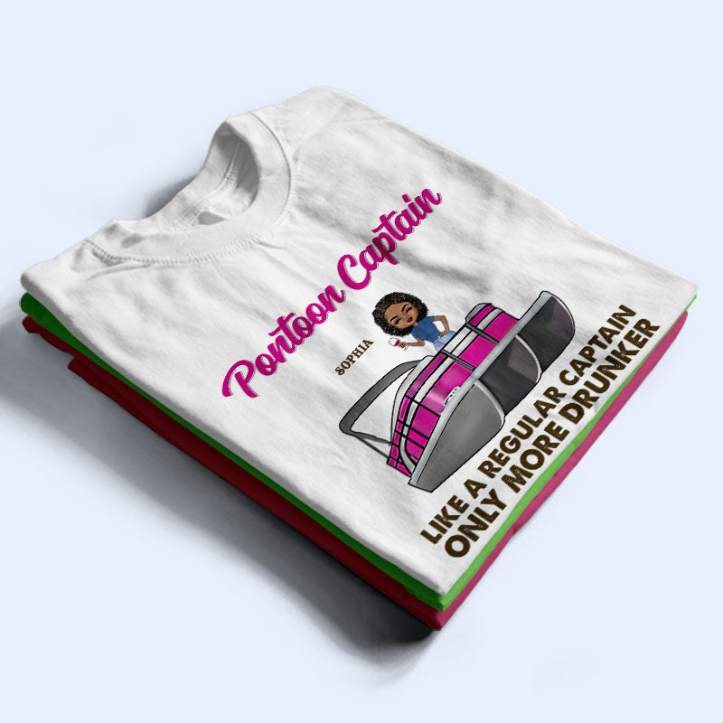 Pontoon Queen Classy Sassy Smart - Personalized Custom T Shirt