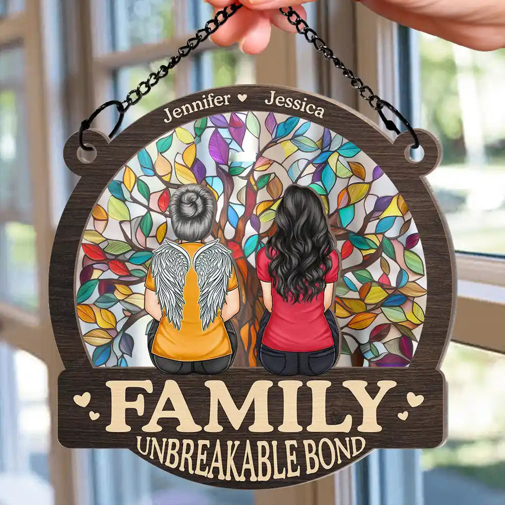 Family - Family Unbreakable Bond Tree Of Life - Personalized Window Hanging Suncatcher Ornament