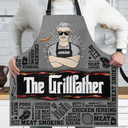 Meat Smoking Grillfather - Personalized Apron