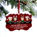 Bestie Which One Is The Bad Influence - Gift For Best Friends - Personalized Custom Wooden Ornament, Aluminum Ornament